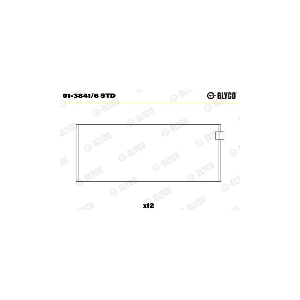 Cuzineti Biela Glyco - 01-3841/6 STD