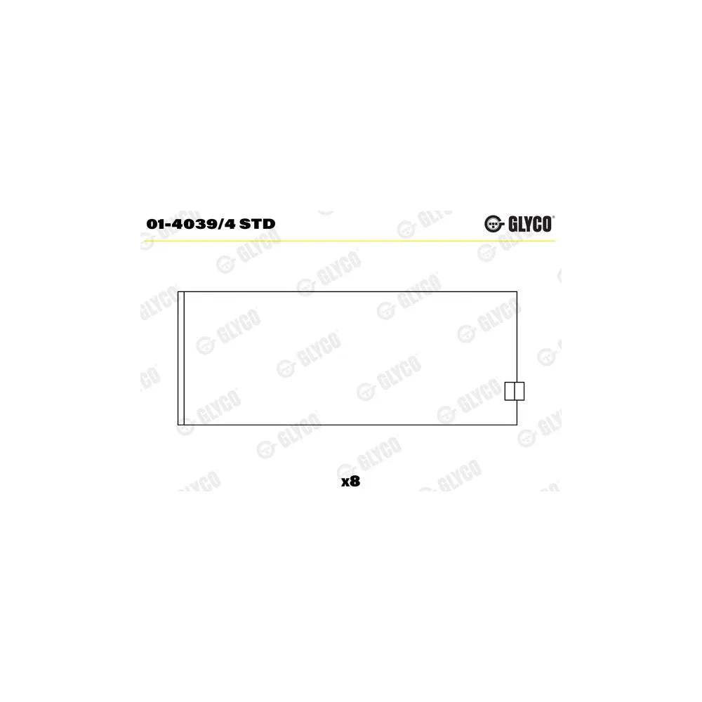 Cuzineti Biela Glyco - 01-4039/4 STD