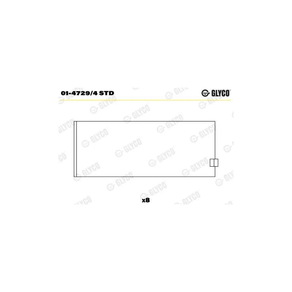 Cuzineti Biela Glyco - 01-4729/4 STD