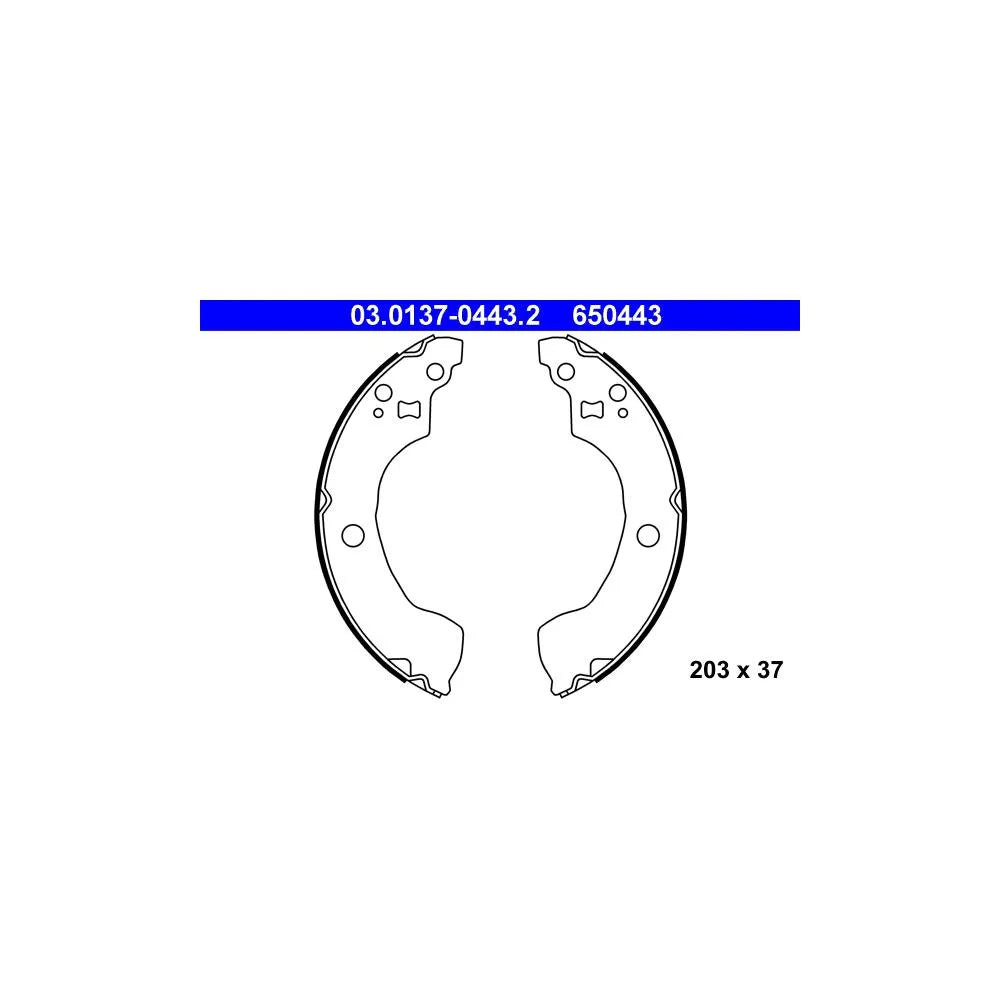 Tamburi Frana ATE pentru Nissan Almera - 03.0137-0443.2