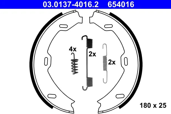 Tamburi Frana ATE pentru Mercedes-Benz S Class/S Class Cupe, Mercedes S - 03.0137-4016.2