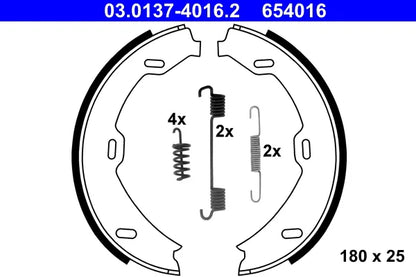 Tamburi Frana ATE pentru Mercedes-Benz S Class/S Class Cupe, Mercedes S - 03.0137-4016.2