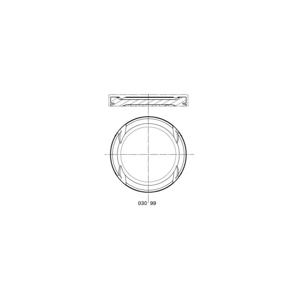 Piston Mahle Original 84 mm 45 mm - 0309900