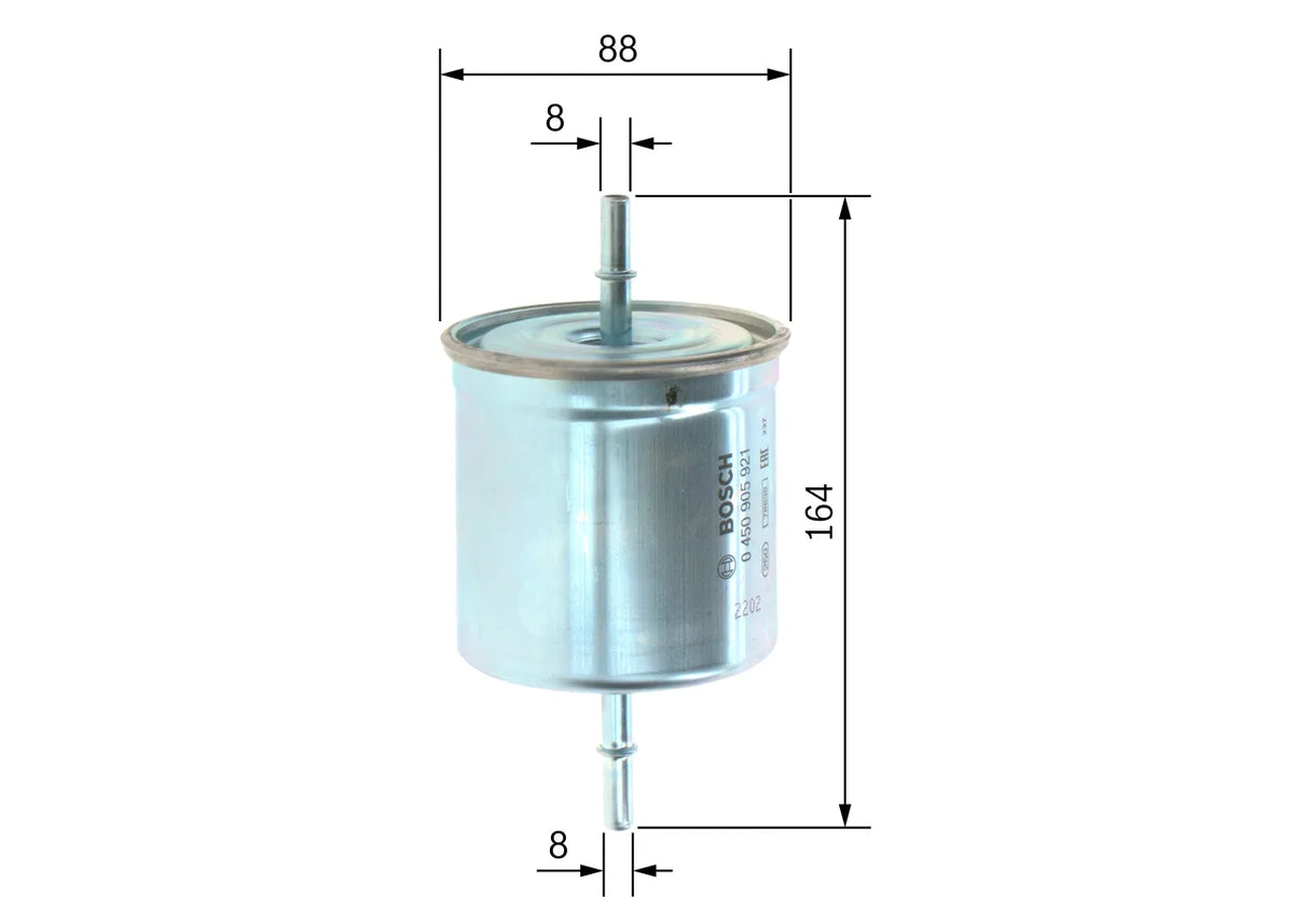 Filtru Combustibil Bosch pentru Volvo C70/S40/S60/S80/V40 - 0450905921