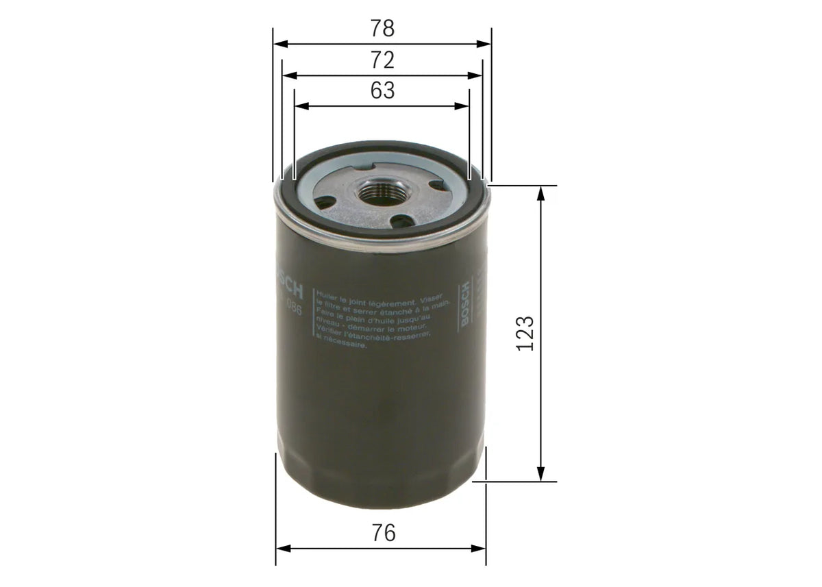 Filtru Ulei BOS pentru BMW - 0451103086
