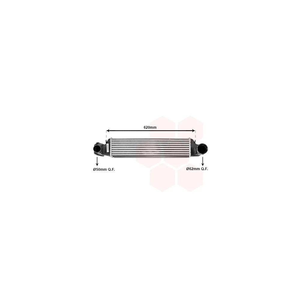 Intercooler Van Wezel - 06004282