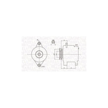 Alternator Magneti Marelli pentru Nissan Almera/Pick Up/X Trail - 063731615010
