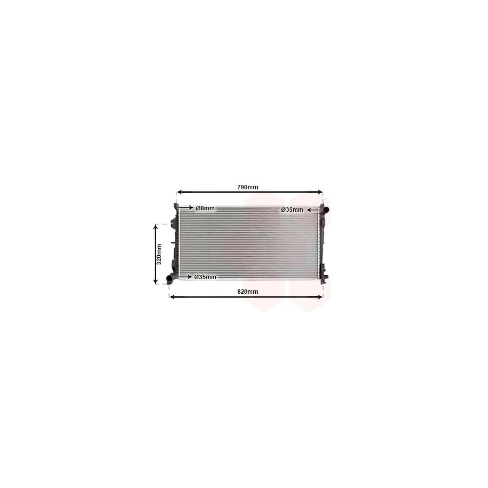 Radiator Apa Van Wezel - 07002092