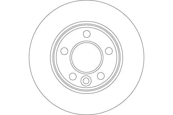 Disc frana TRW pentru Volkswagen - DF4312