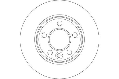 Disc frana TRW pentru Volkswagen - DF4312