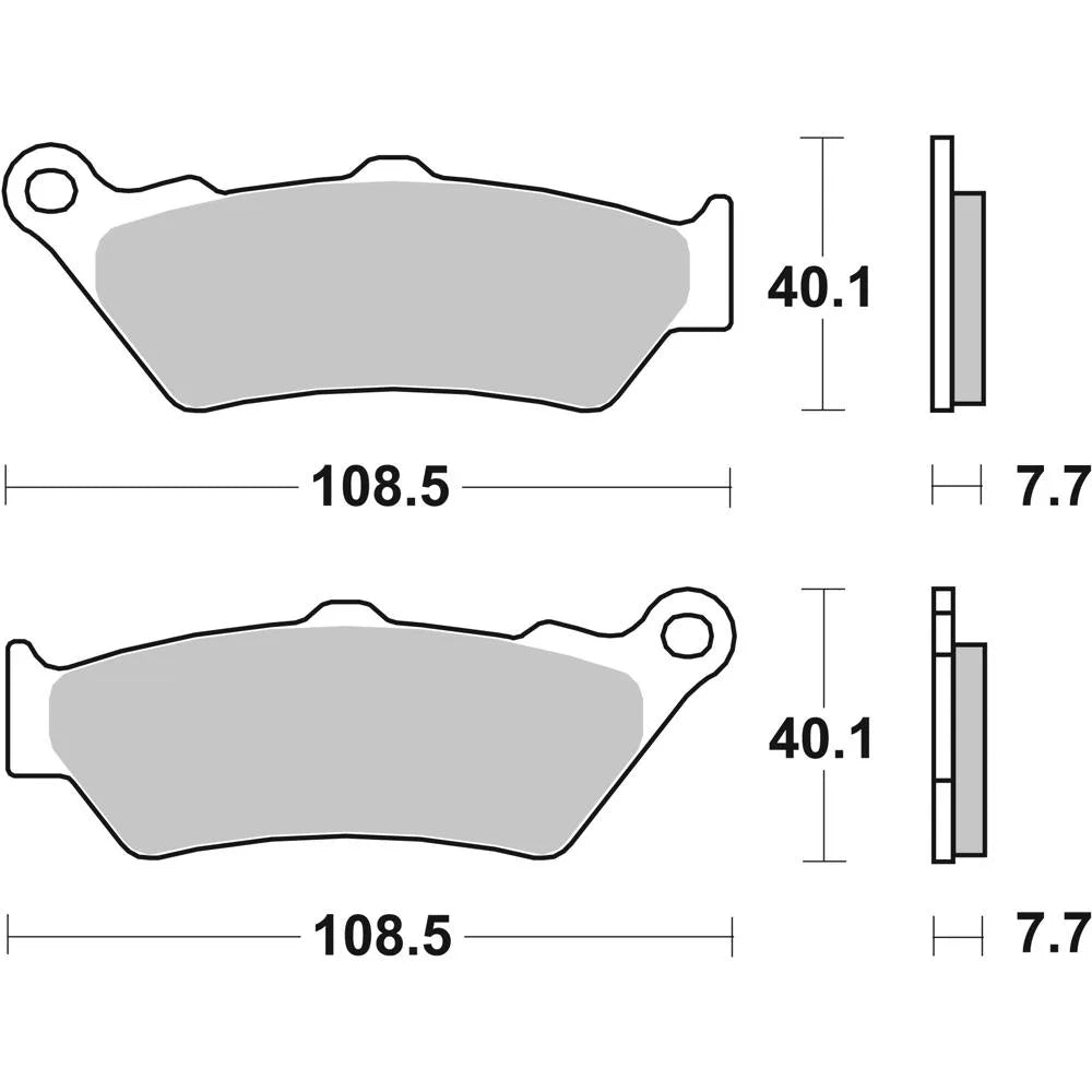 Placute Frana Brembo - 07BB03SA