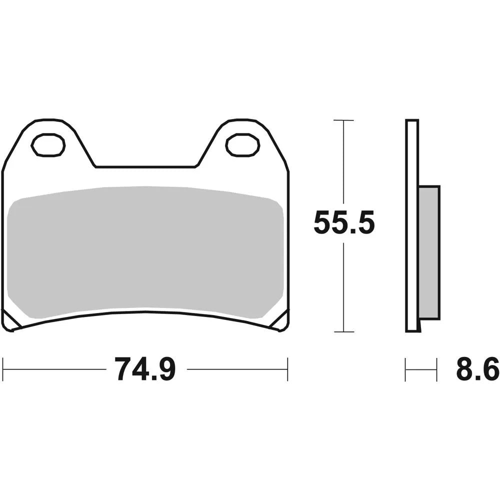 Placute Frana Brembo - 07BB19RC