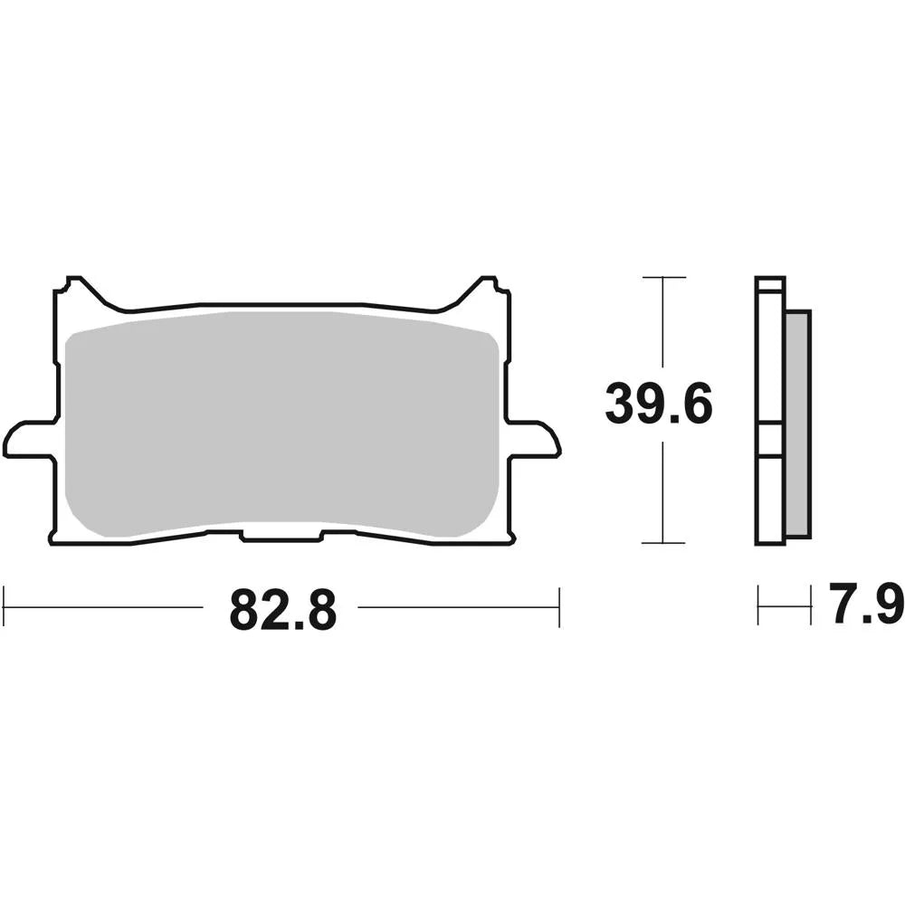 Placute Frana Brembo - 07HO62SA
