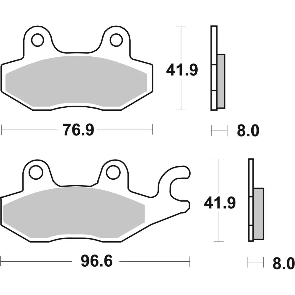 Placute Frana Brembo - 07YA22SA