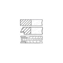 Segmenti Piston Rover 1,6-2,5 80,00 Goetze Engine 1.0mm 001 CR ST - 08-522700-00