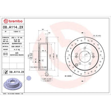 Discuri Frana Brembo - 08.A114.2X