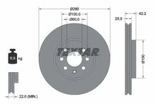 Disc frana Textar pentru Opel - 92124603