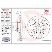 Discuri Frana Brembo - 09.F523.13