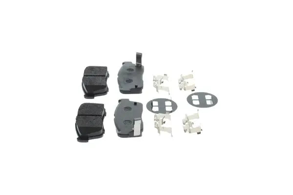 Set placute frana disc, Daihatsu, Nissan, Subaru, Suzuki Feroza Hard, Feroza Soft, Taft, 145x104x88 mm, Bosch 0986494618