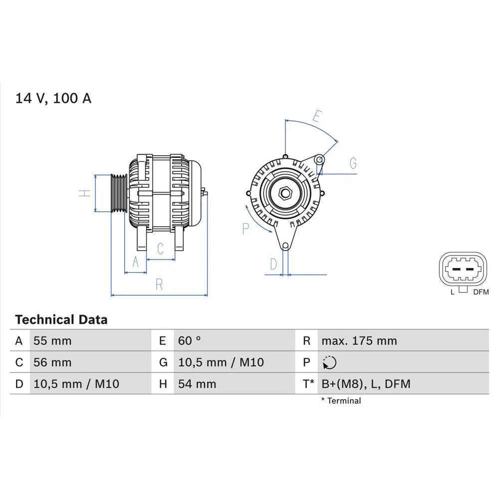 Alternator Bosch - 0 986 049 020