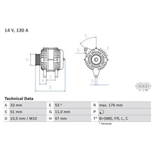 Alternator Bosch - 0 986 082 820