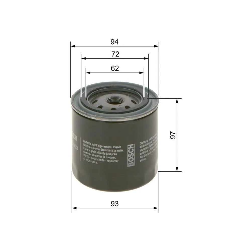 Filtru Ulei Bosch - 0986452003