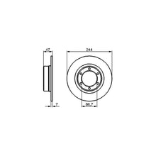 Discuri Frana Bosch 1010 mm - 0 986 478 050