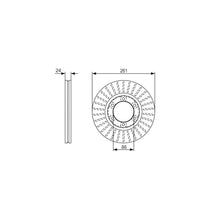 Discuri Frana Bosch pentru Kia K2500 Platou/K2700 - 0 986 479 053