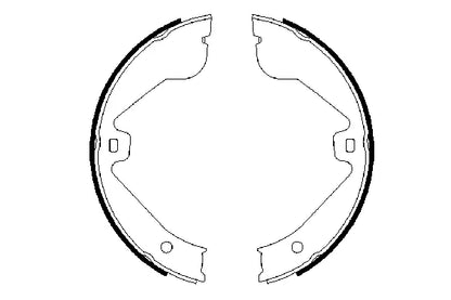 Set Saboti Frana, Frana De Mana Bosch 1.69 kg - 0 986 487 705