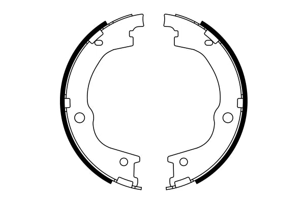 Set Saboti Frana, Frana De Mana BOS pentru Hyundai Santa Fe Ii - 0986487780