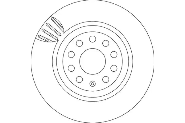Disc frana, Audi, Cupra, SEAT, Skoda, Ø310 mm, TRW DF4754
