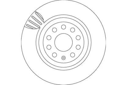 Disc frana, Audi, Cupra, SEAT, Skoda, Ø310 mm, TRW DF4754