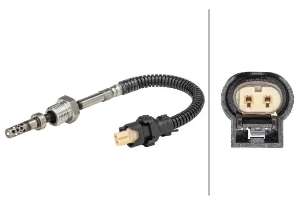 Senzor, temperatura gaze evacuare Hella pentru Mercedes-Benz - 6PT358181-221