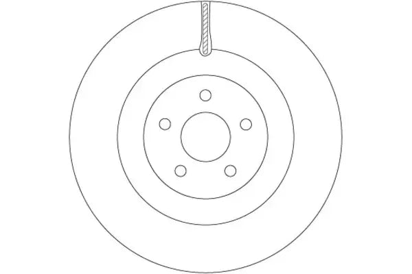 Disc frana, Ford Focus, Ø350 mm, TRW DF6871