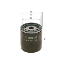 Filtru Ulei Bosch 0.30 kg - 0451103079