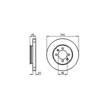 Disc Frana Bosch 930 mm - 0986478813