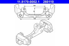 Suport, etrier TRW pentru Dacia, Renault - 11.8170-0002.1