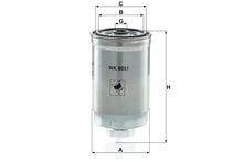 Filtru combustibil Mann-Filter - WK 8051