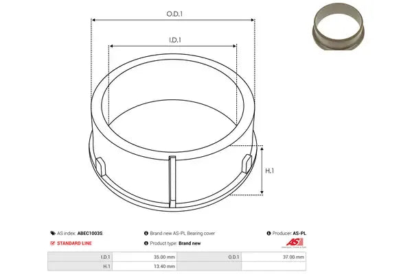 Capac protector, alternator As-Pl - ABEC1003S