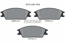 Set placute frana, frana disc Textar pentru Honda, Hyundai - 2101202