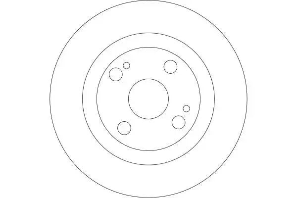 Disc frana, Mazda 323 F Vi Hatchback, 323 S Vi Limuzina, Ø261 mm, TRW DF4278