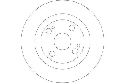 Disc frana, Mazda 323 F Vi Hatchback, 323 S Vi Limuzina, Ø261 mm, TRW DF4278