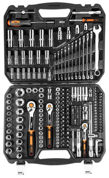 1/4'', 3/8'', 1/2'' Set De Scule, 219 Piese NEO - 10-076