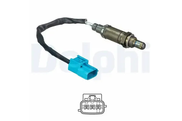 Sonda lambda, Nissan, 149x56x50 mm, Delphi ES2064012B1
