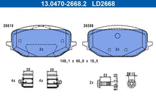 Placute frana Opel Astra/Combo/grandland 1,2-2,0 17- ceramic TRW - 13.0470-2668.2
