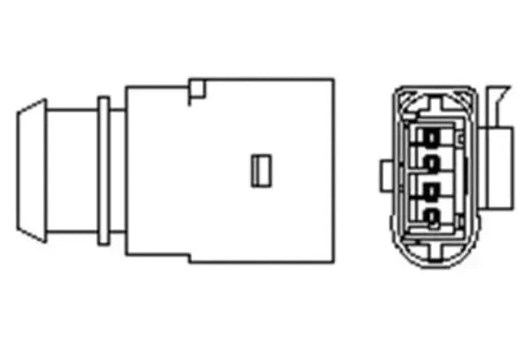 Sonda lambda, Audi, Porsche, SEAT, Skoda, 152x64x60 mm, Magneti Marelli OSM045