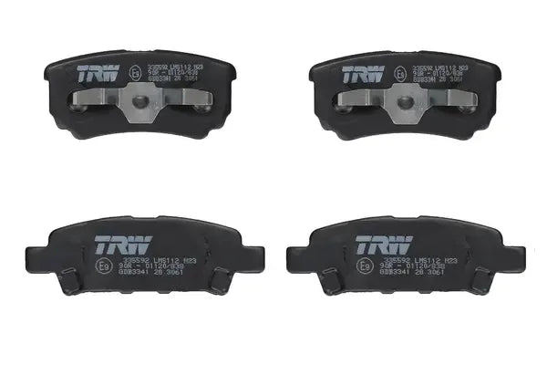 Set placute frana disc, Chrysler, Mitsubishi, 113x88x83 mm, TRW GDB3341
