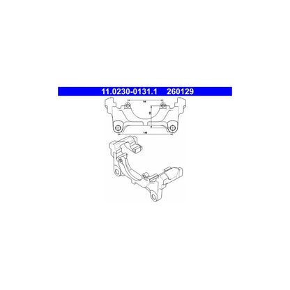 Suport, etrier TRW - 11.0230-0131.1