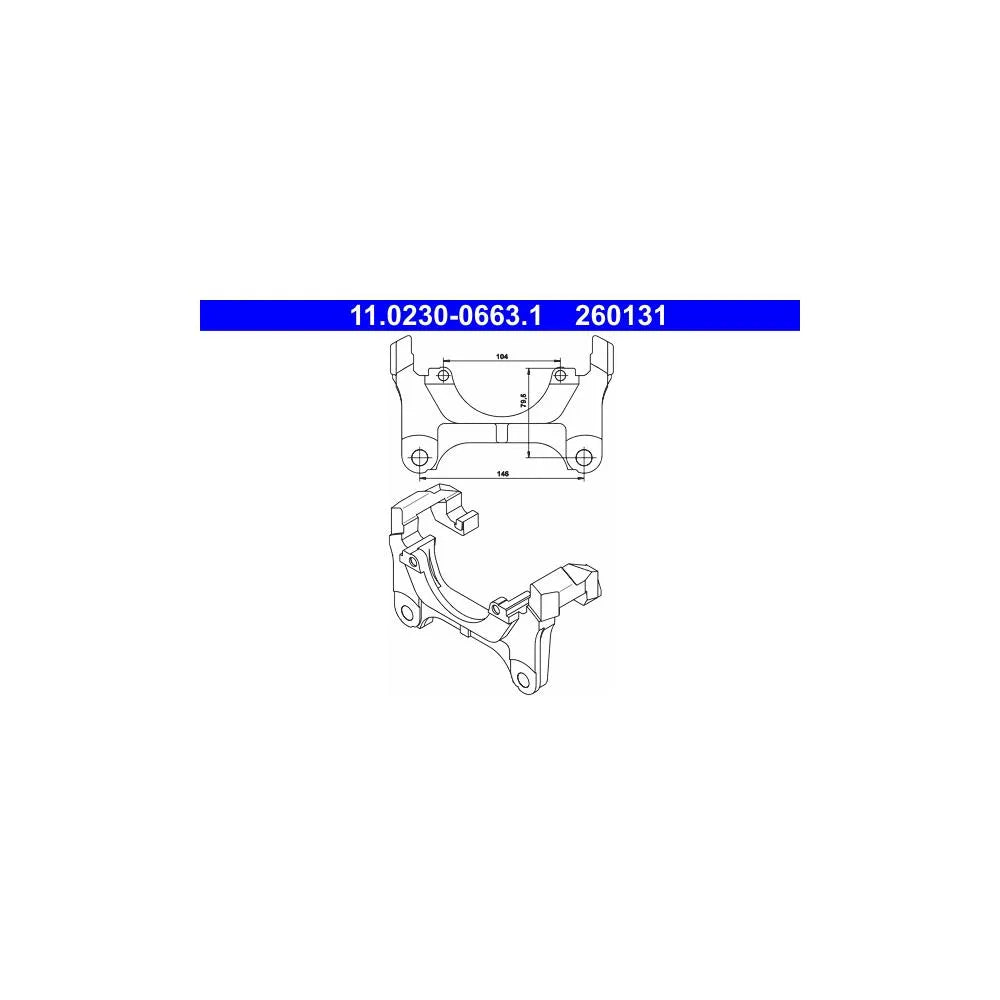 Suport, Etrier Skoda - 11.0230-0663.1