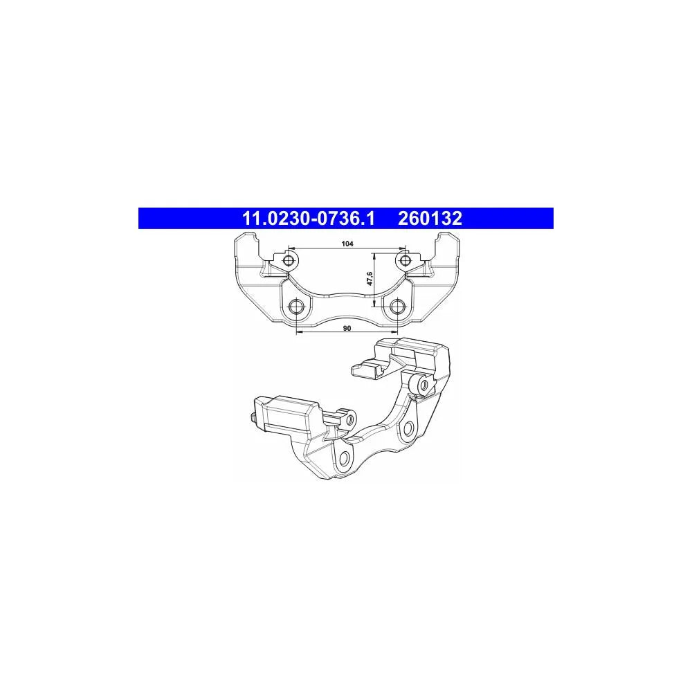 Suport, etrier TRW pentru Ford - 11.0230-0736.1